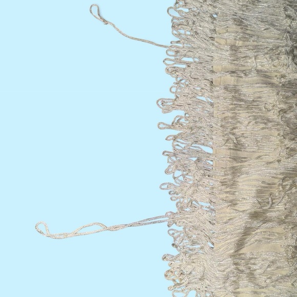 American Eagle Cream Tassel Mini Dress - Picture 4 of 4